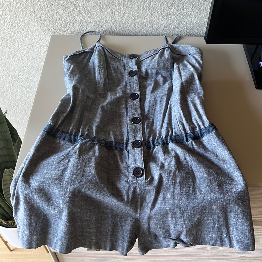 Chambray Romper - image 1